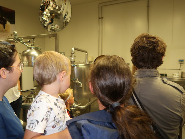 Nils und Sabine in der K&auml;semacherwelt in Heidenreichstein (18. Juli)