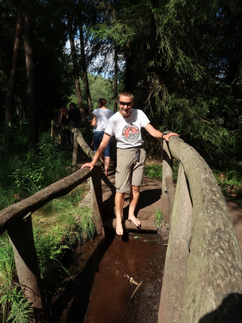 Ich im Naturpark Heidenreichsteiner Moor (18. Juli)