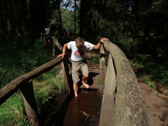 Ich im Naturpark Heidenreichsteiner Moor (18. Juli)