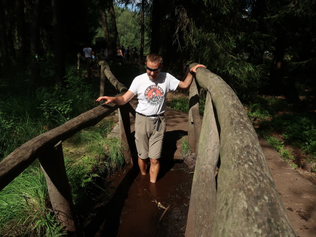 Ich im Naturpark Heidenreichsteiner Moor (18. Juli)