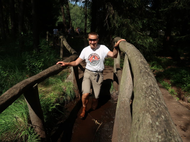 Ich im Naturpark Heidenreichsteiner Moor (18. Juli)