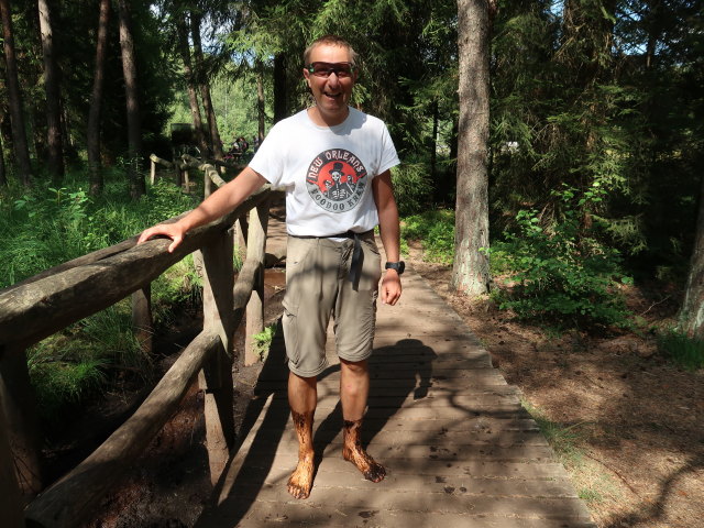Ich im Naturpark Heidenreichsteiner Moor (18. Juli)