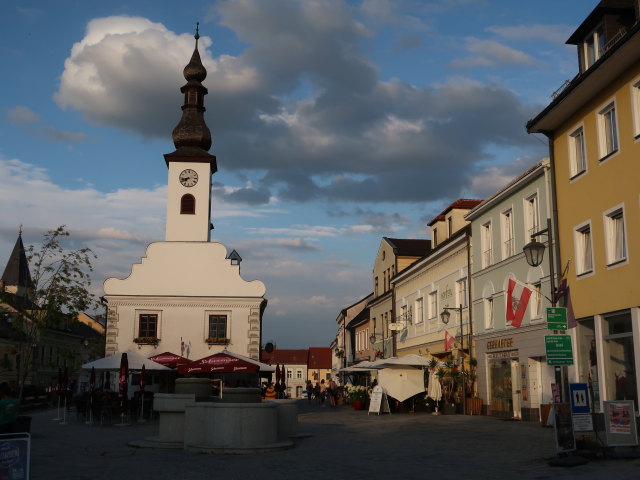 Stadtplatz in Gm&uuml;nd (18. Juli)