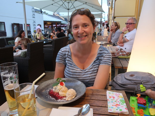 Sabine im Stadtwirtshaus Hopferl in Gm&uuml;nd (18. Juli)