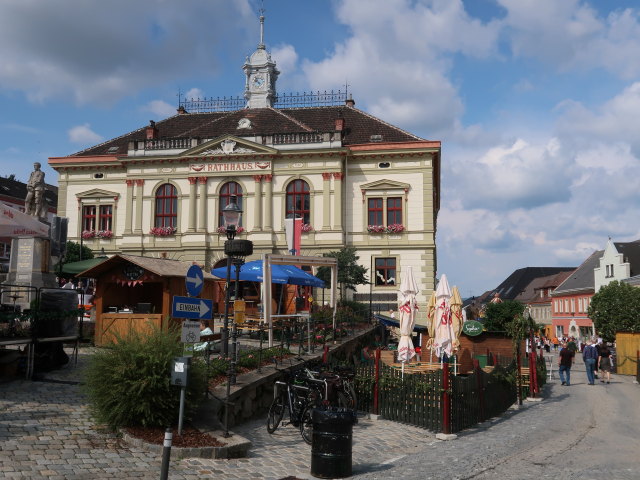 Rathaus in Weitra (19. Juli)