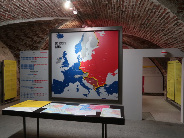 Sonderausstellung 'Schauplatz Eiserner Vorhang' im Schloss Weitra, 601 m (19. Juli)