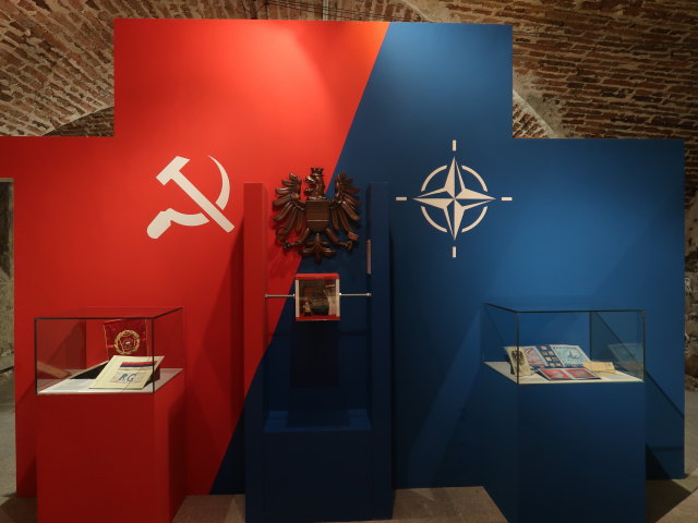Sonderausstellung 'Schauplatz Eiserner Vorhang' im Schloss Weitra, 601 m (19. Juli)
