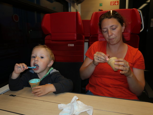 Nils und Sabine im S 28938 (19. Juli)