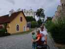 Nils, Sabine und ich im Hofgraben in Weitra (19. Juli)