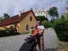 Nils, Sabine und ich im Hofgraben in Weitra (19. Juli)