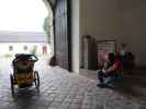 Sabine und Nils im Schloss Weitra, 601 m (19. Juli)