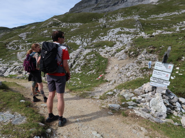Bettina und Ronald am Znachsattel, 2.059 m (25. Juli)