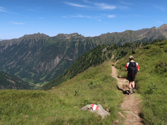 Ronald zwischen Unterem Giglachsee und Duisitzkarsee (25. Juli)