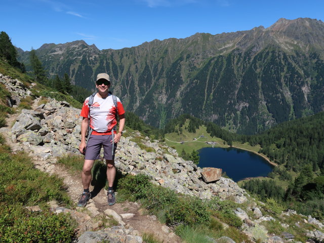 Ronald zwischen Unterem Giglachsee und Duisitzkarsee (25. Juli)