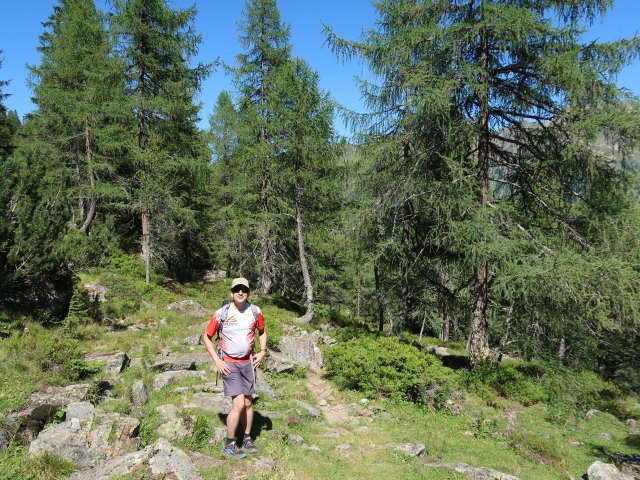 Ronald zwischen Unterem Giglachsee und Duisitzkarsee (25. Juli)