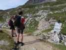 Bettina und Ronald am Znachsattel, 2.059 m (25. Juli)