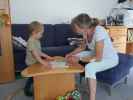 Nils und Mama in unserer Wohnung