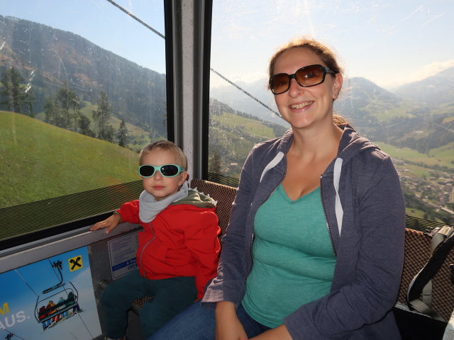 Nils und Sabine in der Thurntalerbahn (28. Juli)