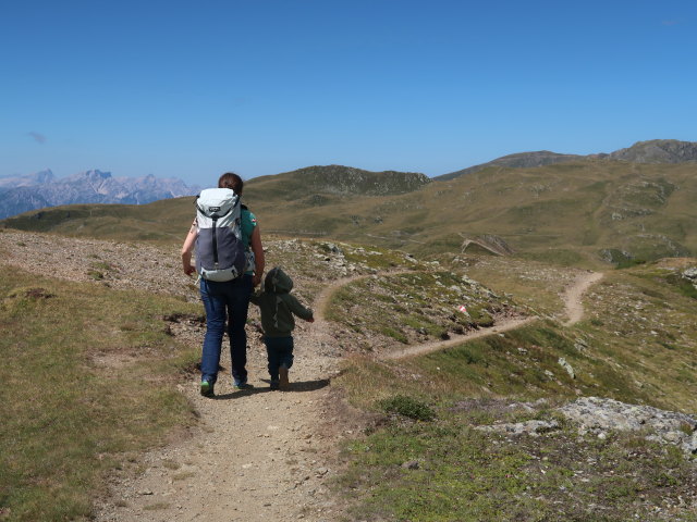 Sabine und Nils zwischen Thurntaler und Astattsattel (28. Juli)