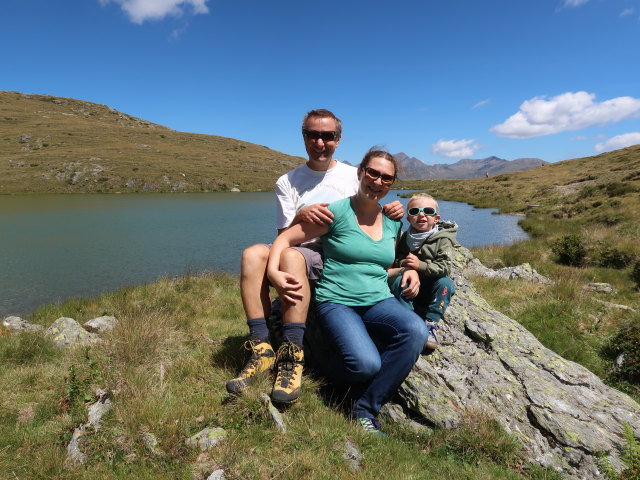 Ich, Sabine und Nils beim Thurntalersee (28. Juli)