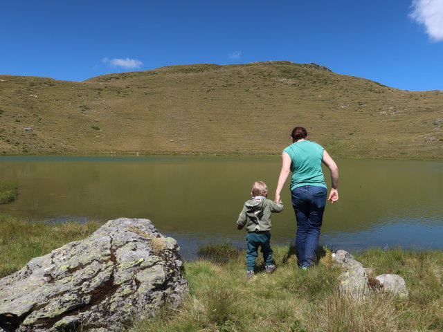 Nils und Sabine beim Thurntalersee (28. Juli)