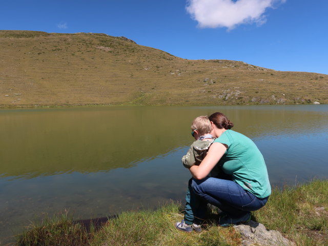 Nils und Sabine beim Thurntalersee (28. Juli)