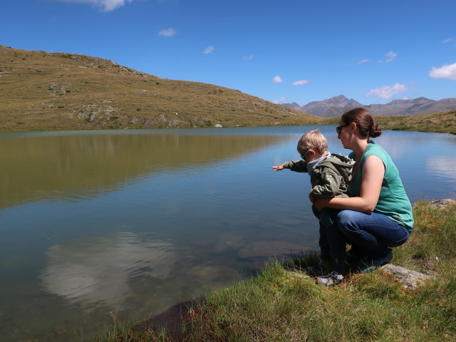 Nils und Sabine beim Thurntalersee (28. Juli)