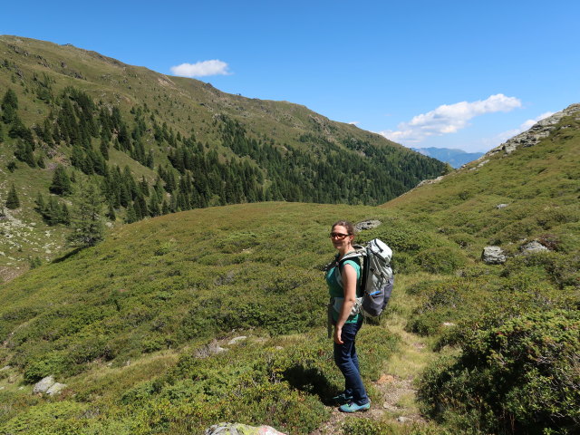 Sabine zwischen Kleinem See und T&ouml;dterbach (28. Juli)