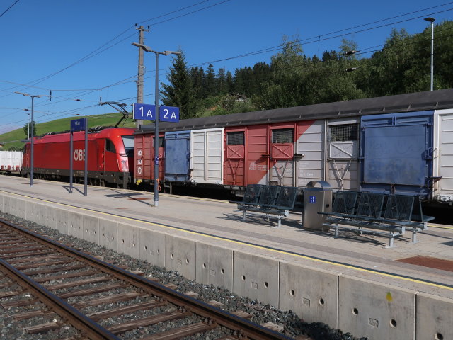 REX 4688 im Bahnhof Sillian, 1.089 m (29. Juli)