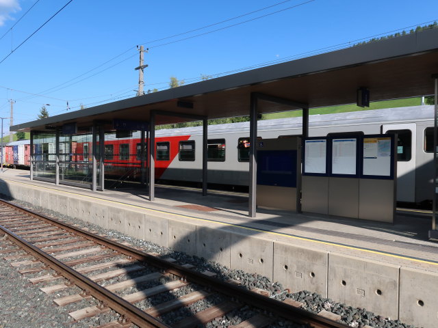 REX 4688 im Bahnhof Sillian, 1.089 m (29. Juli)