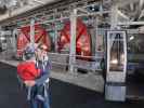Nils und Sabine in der Talstation der Thurntalerbahn, 1.100 m (28. Juli)