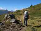 Sabine zwischen Bergstation der Thurntalerbahn und Thurntaler (28. Juli)
