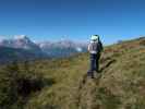 Sabine zwischen Bergstation der Thurntalerbahn und Thurntaler (28. Juli)
