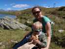 Nils und Sabine beim Thurntalersee (28. Juli)