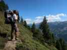 Nils und ich zwischen T&ouml;dterbach und &Auml;u&szlig;erer Alm (28. Juli)