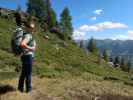 Sabine zwischen T&ouml;dterbach und &Auml;u&szlig;erer Alm (28. Juli)
