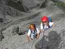 Kleine Gamswiesenspitze Nordostkante: Erich und Daniela (10. Juli 2008)